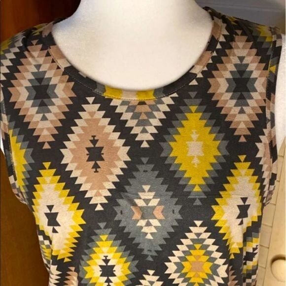 Ten-Sixty Sherman Geometric Tank Top - Picture 1 of 4